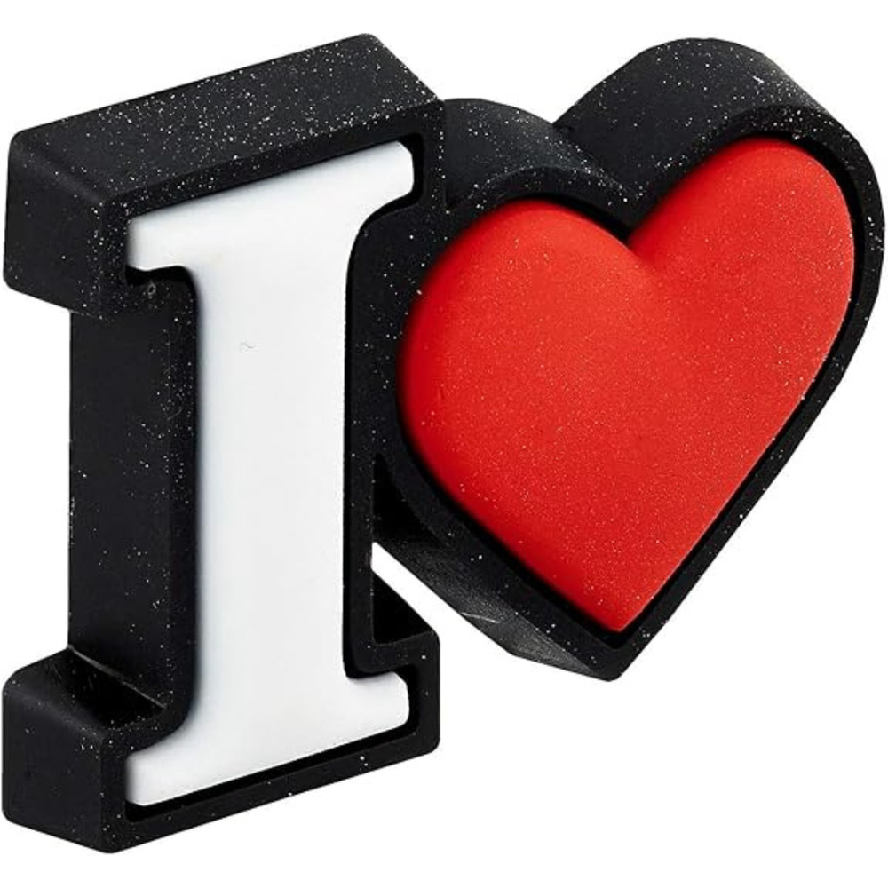 Crocs “I Heart” Jibbitz Shoe Charms – Set of 2 – NIP